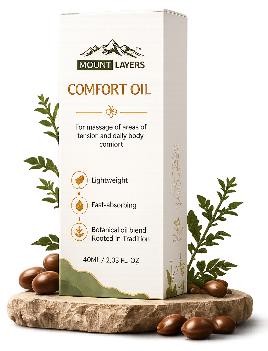 Botanical Comfort Oil Relaxing Full Body Massage Oil for Muscle & Joint Pain Relief, Neck Pain, Shoulder Pain, Back Pain, Knee Pain & Foot Pain Relief