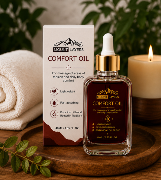 Botanical Comfort Oil Relaxing Full Body Massage Oil for Muscle & Joint Pain Relief, Neck Pain, Shoulder Pain, Back Pain, Knee Pain & Foot Pain Relief